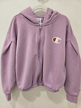 Champion girls hoodie sweatshirt purple